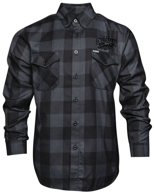 OLD MAN SPEED DIXXON FLANNO!!!! - BAD ASS BLACK LOGO